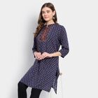 Ladies' Kurta, Dark Blue, small image number null